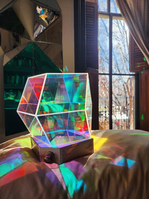 Starfield Rhombic Dodecahedron Infinity Prism Lighting – Lucid Bazaar