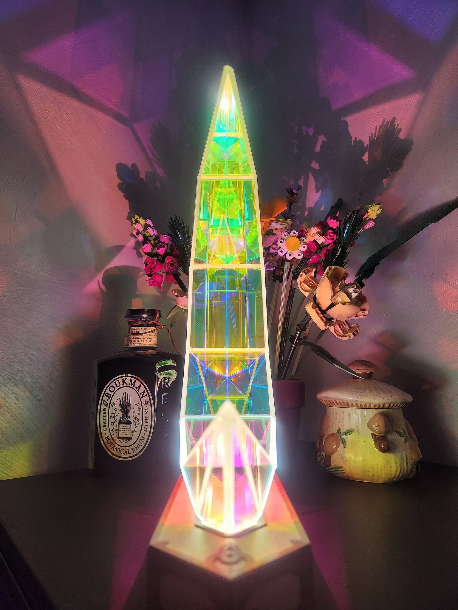 Lunar Light Prism Lamp