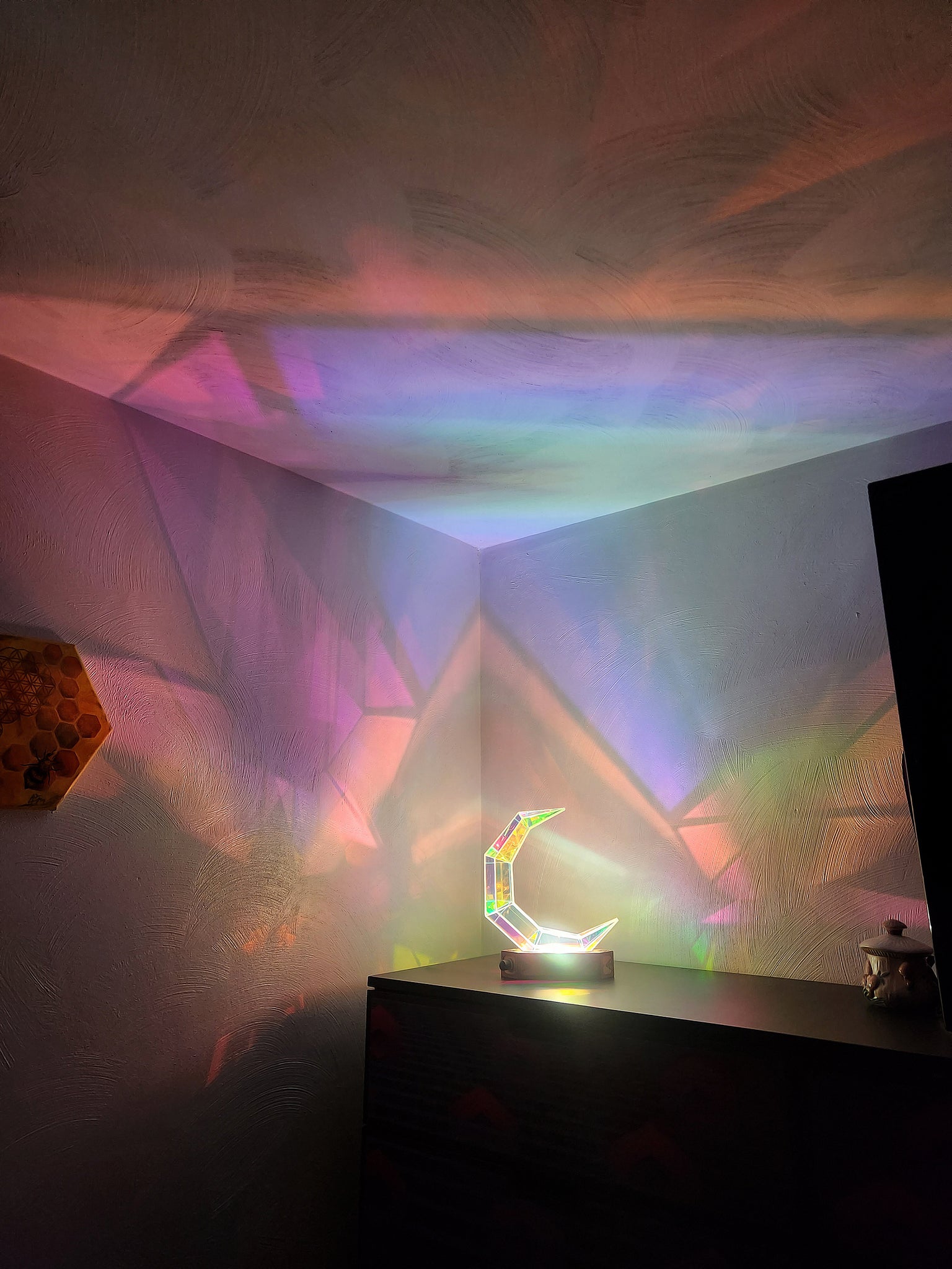 Lunar Light Prism Lamp