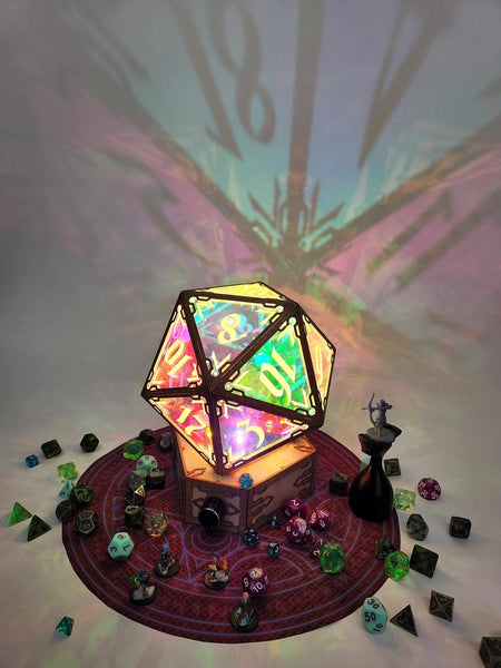 ライト・ランタン The Prism black label style Natural Roll: D20 Prism Lamp – Lucid Bazaar